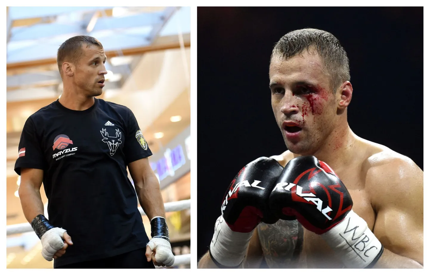 Oleksandr Ussõk (vasakul) ja Mairis Briedis (paremal).