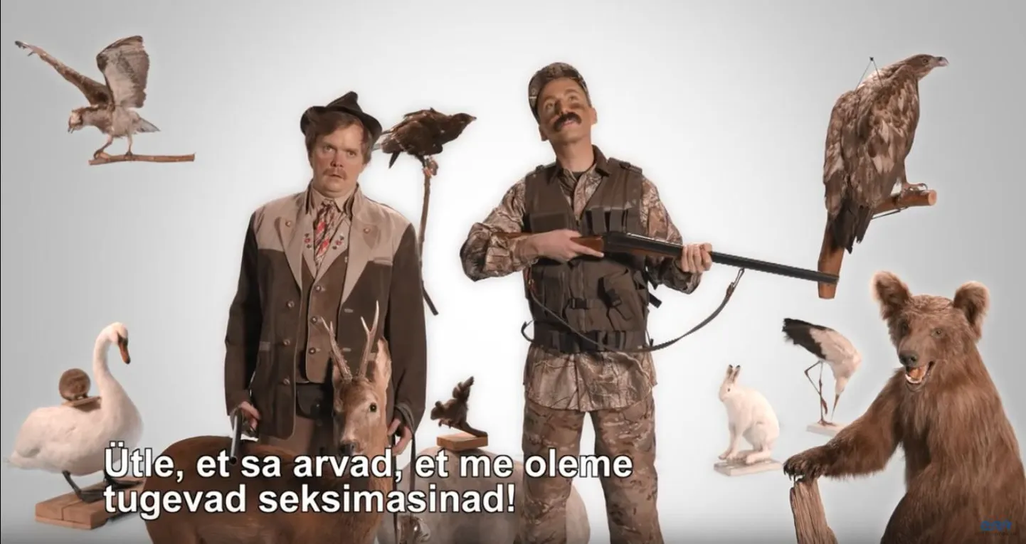 Ott Sepp ja Märt Avandi Eesti Laul 2017 vaheklipis «Jahiturism»