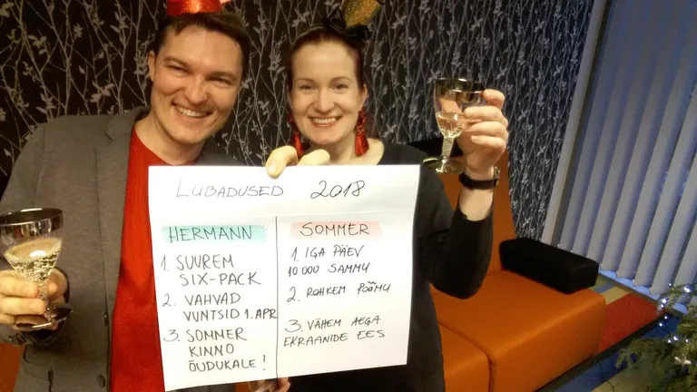 Hermanni ja Sommeri uus-aasta lubadused