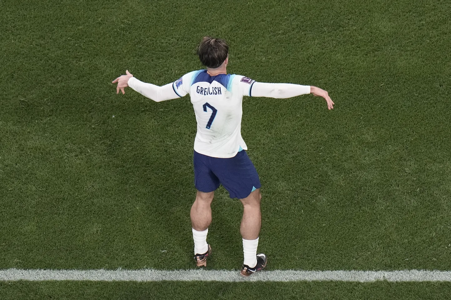 Jack Grealish väravat tähistamas.