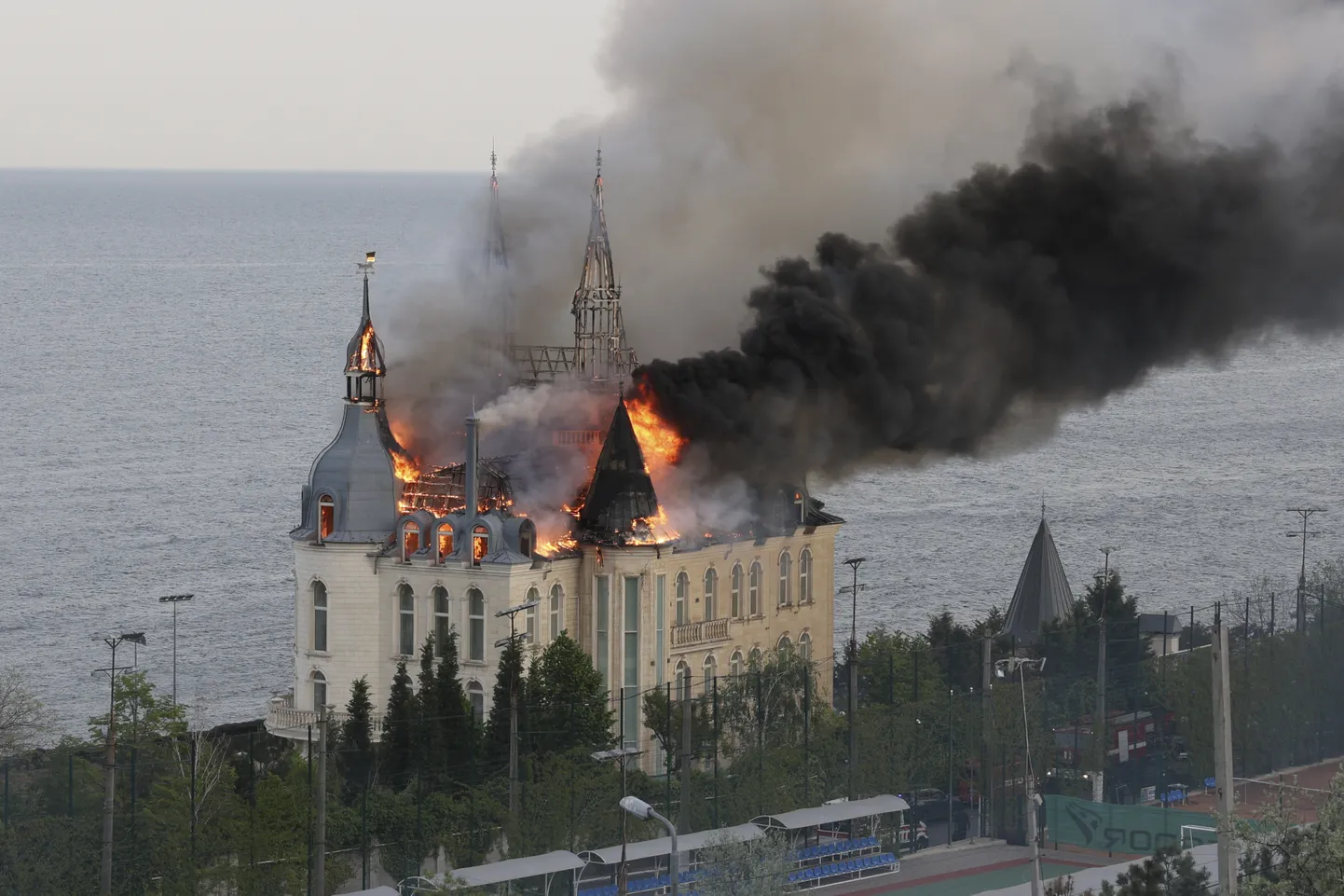 Последствия ракетного удара по Одессе