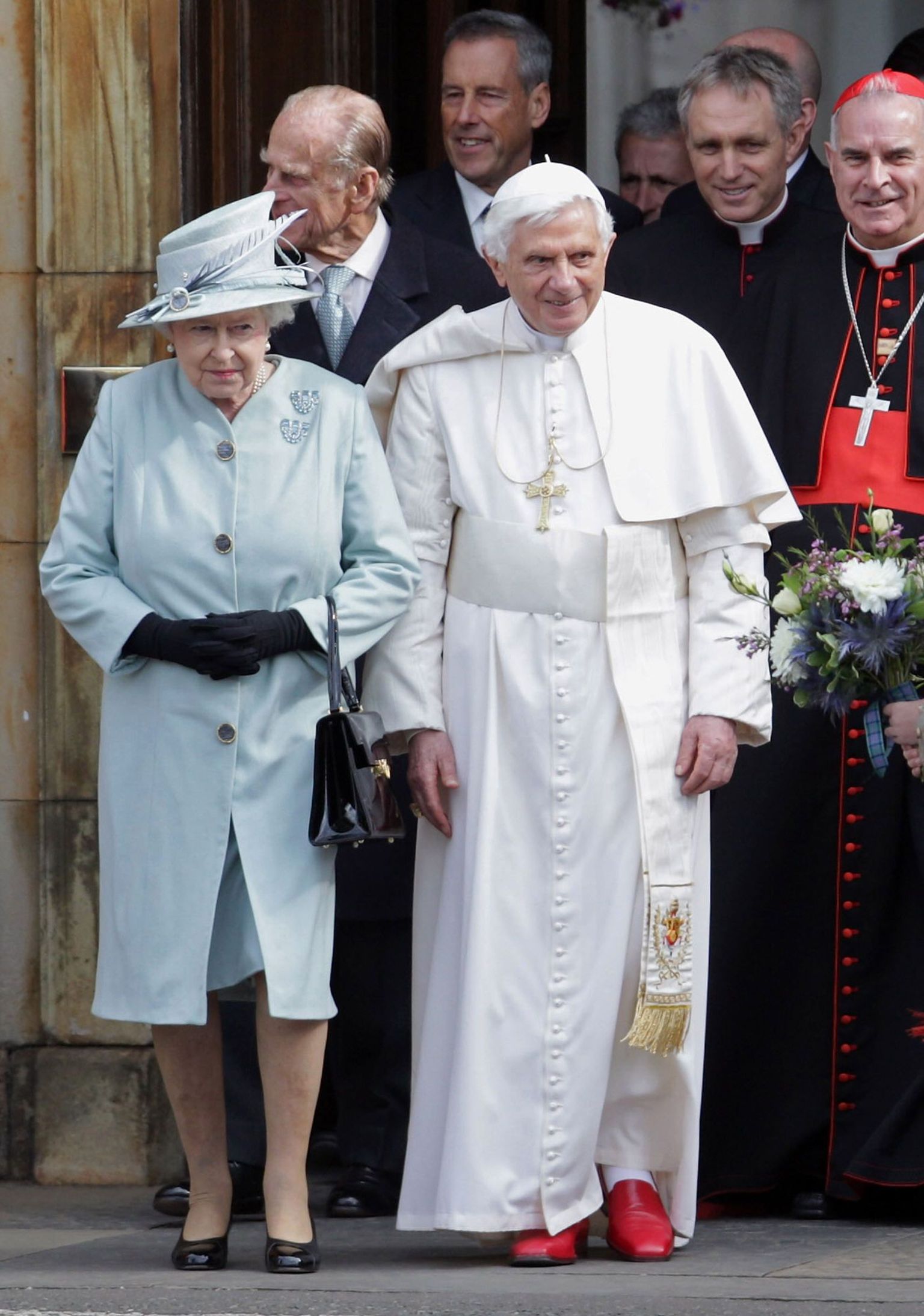 Kuninganna Elizabeth II ja paavst Benedictus XVI