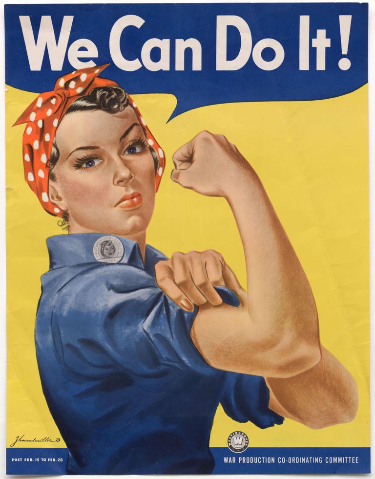 USA Teise maailmasõja aegne propagandaplakat «We Can Do It»