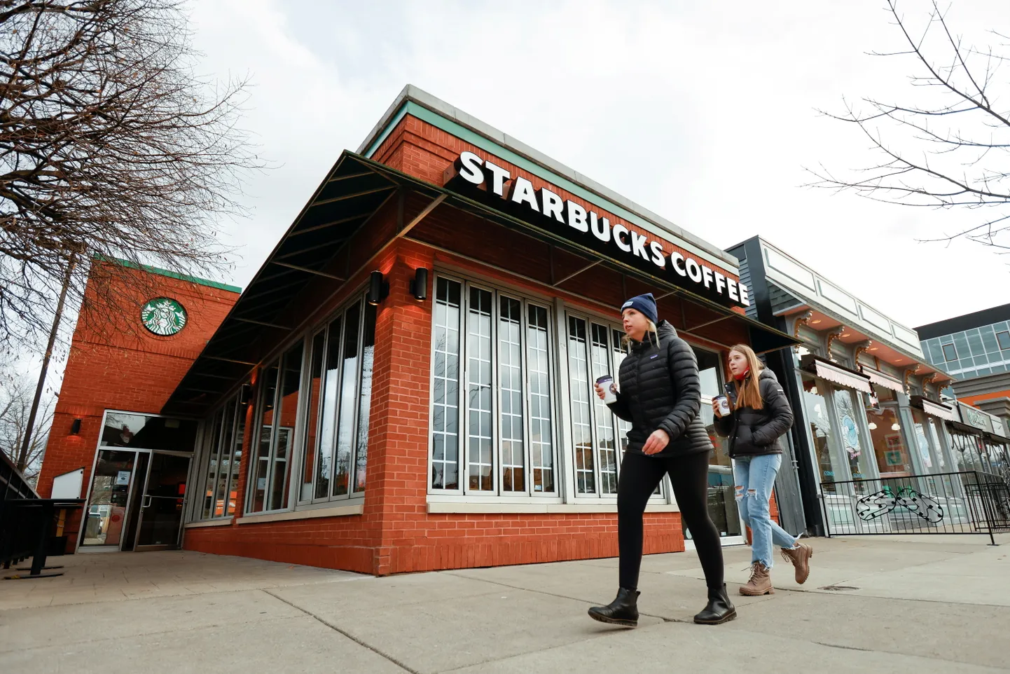 Starbucksi kohvik Buffalo linnas, New Yorgi osariigis.
