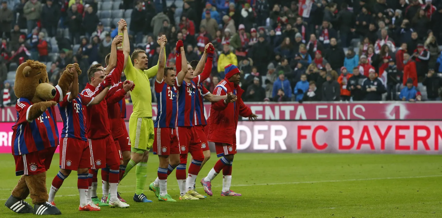 Müncheni Bayerni mängijad on seni suutnud FC Barcelona vastu edukalt tegutseda.