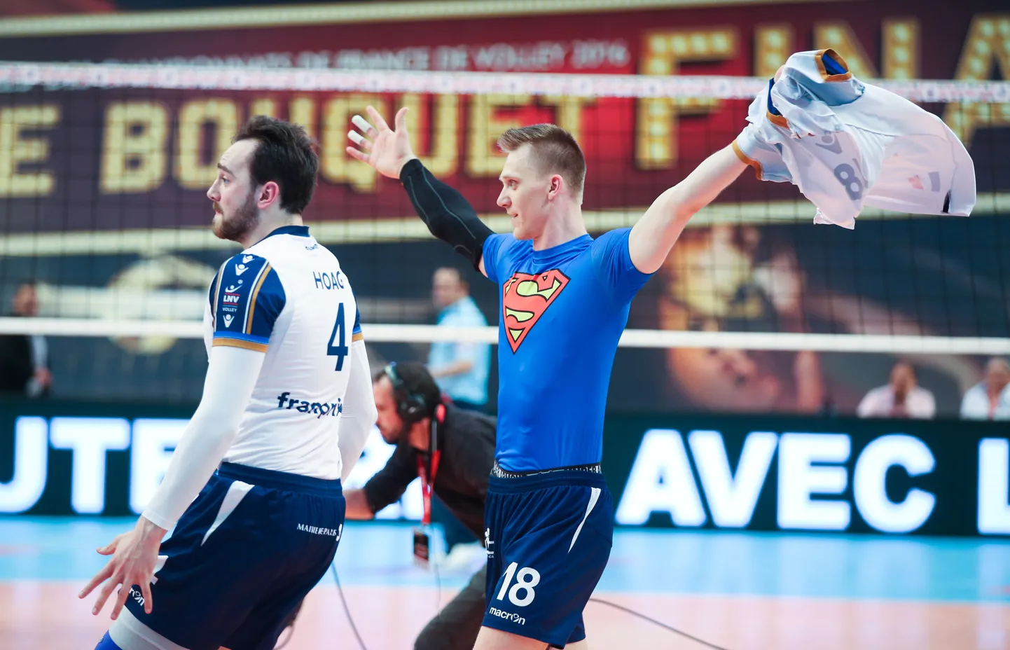 Ardo Kreek (paremal) ja tema koduklubi Pariisi Volley jõudsid eelmisel hooajal Prantsusmaa kõrgliigas finaali.