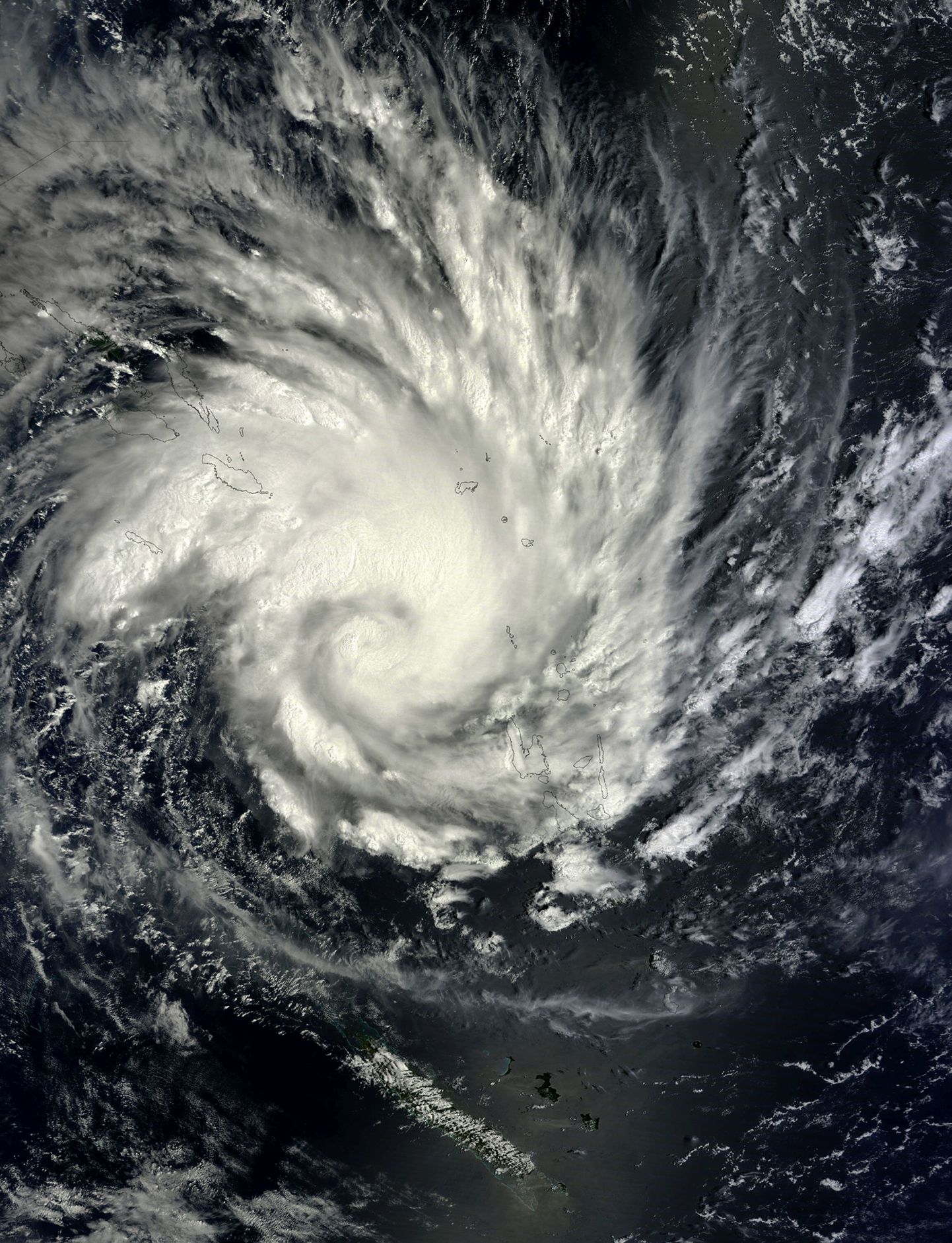 Tsüklon Yasi NASA fotol.