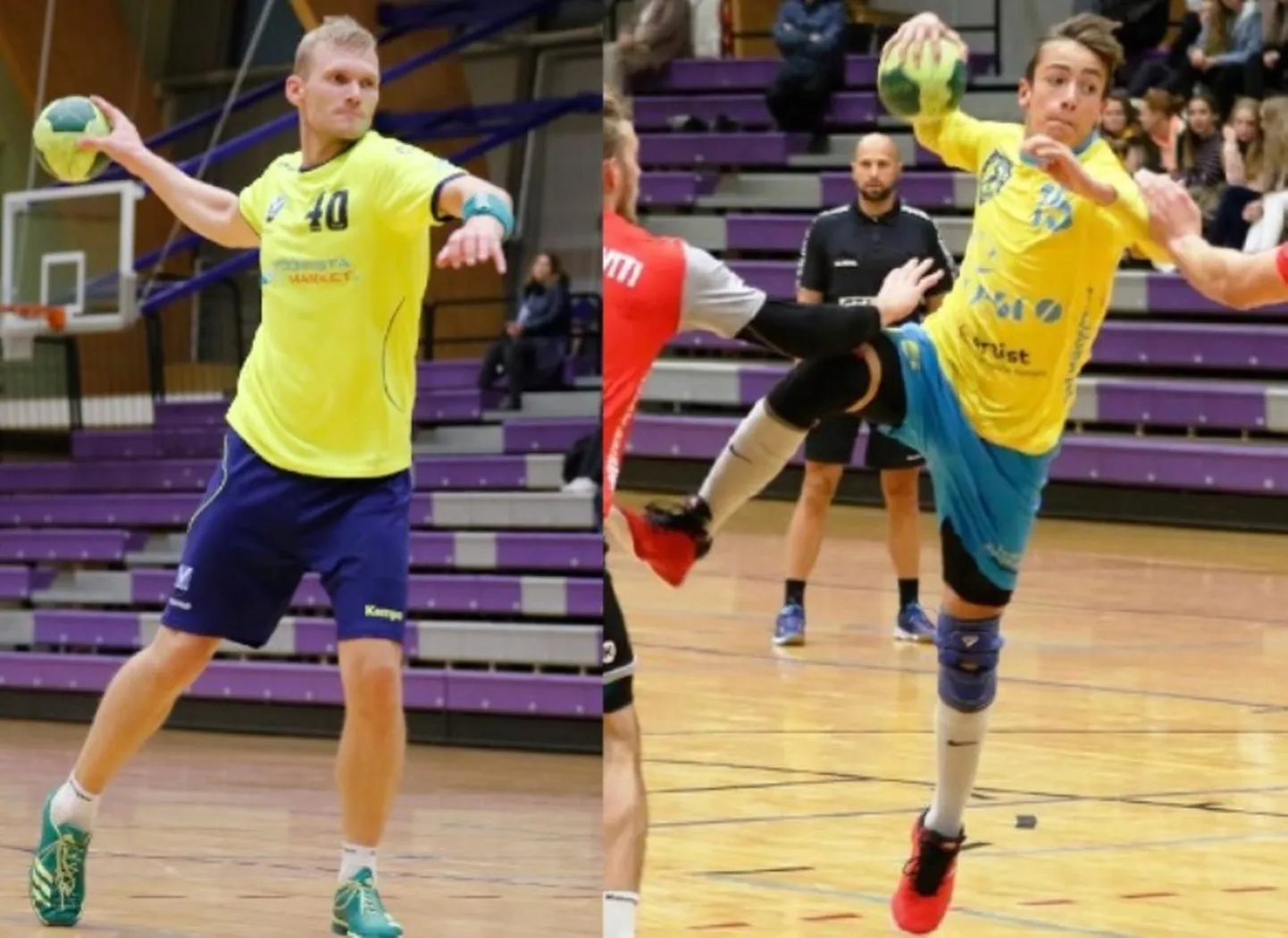 Kaks kollast särki, kaks Mihklit, kaks erinevat põlvkonda – Mihkel Vaher (HC Viimsi/Tööriistamarket) ja Mihkel Lõpp (Viljandi HC) jagasid meistriliiga märtsikuu parima mängija tiitlit.