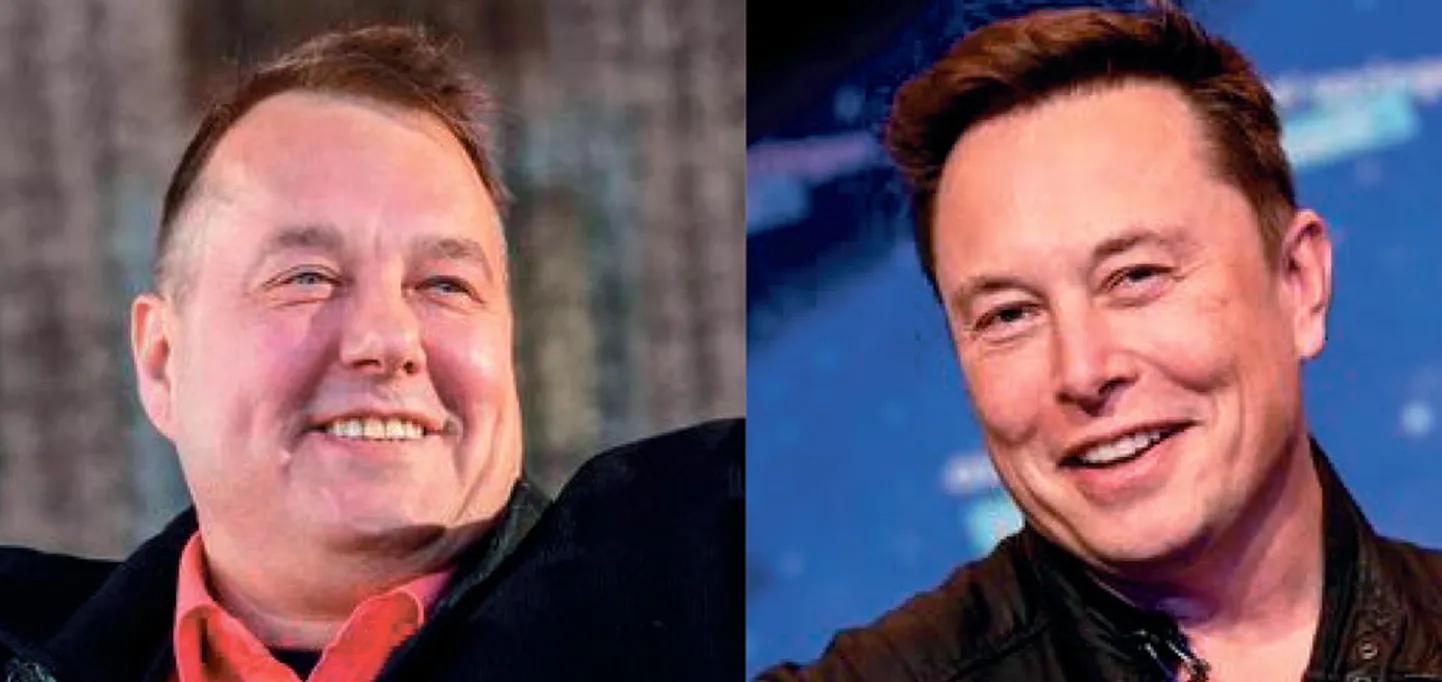 Aivo Peterson ja Elon Musk.