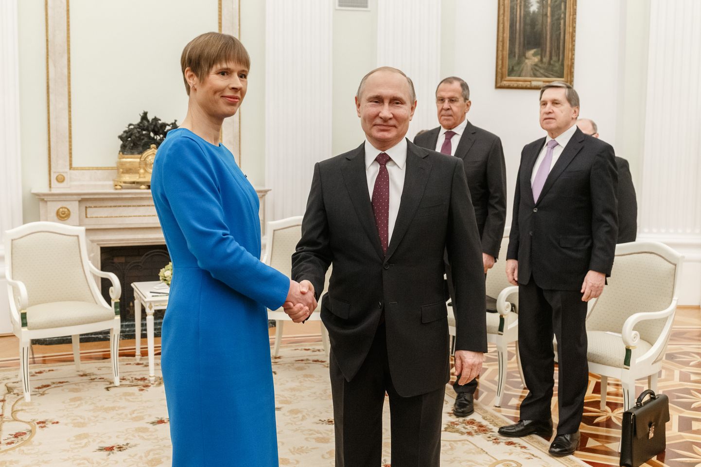 Kersti Kaljulaid ja Vladimir Putin kohtusid mullu kevadel Moskvas.