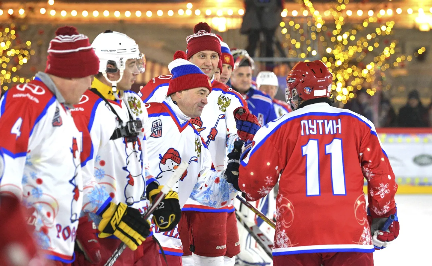 Vene president Vladimir Putin 27. detsembril Moskvas sõprusmängul.