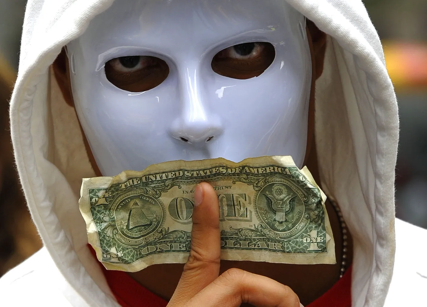 «Occupy Wall Street»-liikumise protestija New Yorgis.
