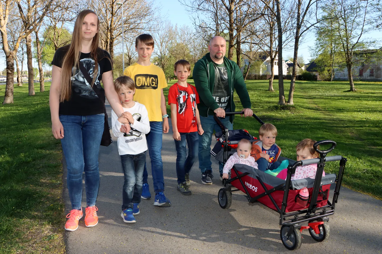 Božena Demaskevitsi ja Jan Zbigniew Krawczyki suur pere.