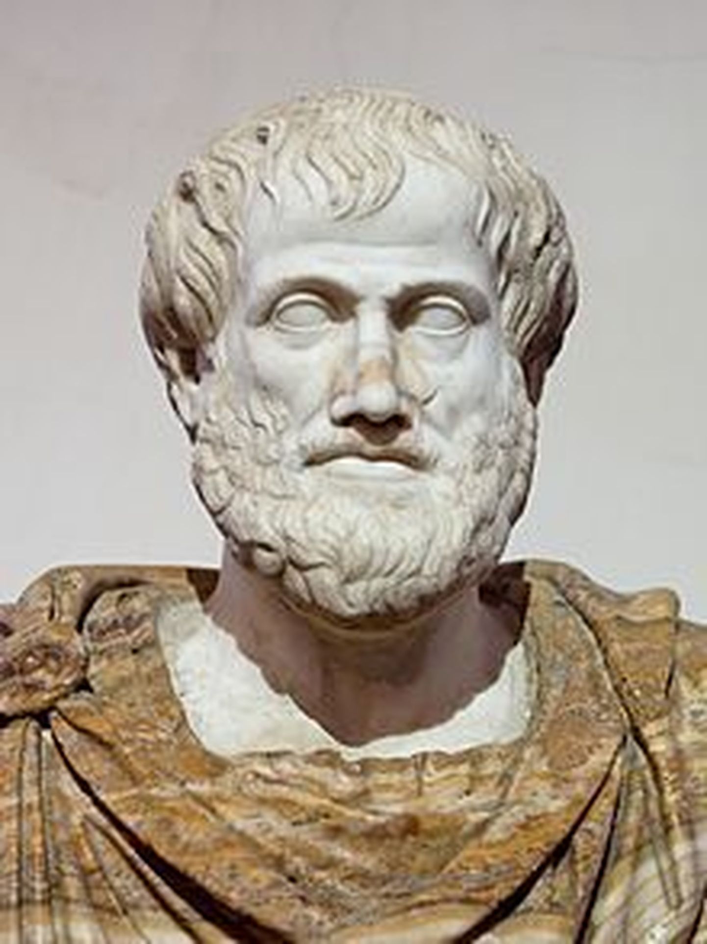 Rooma koopia Aristotelest kujutavast Kreeka pronkskujust.
