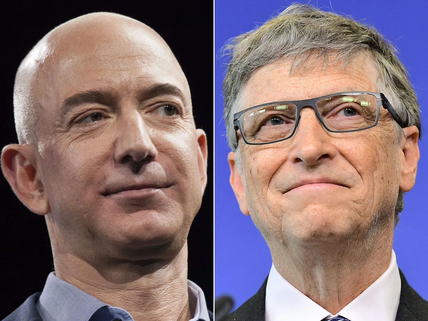 Lõppeva aasta kaks rikkaimat - Jeff Bezos ja Bill Gates, kelle vara väärtus kokku on rohkem kui 15 Eesti eelarvet.