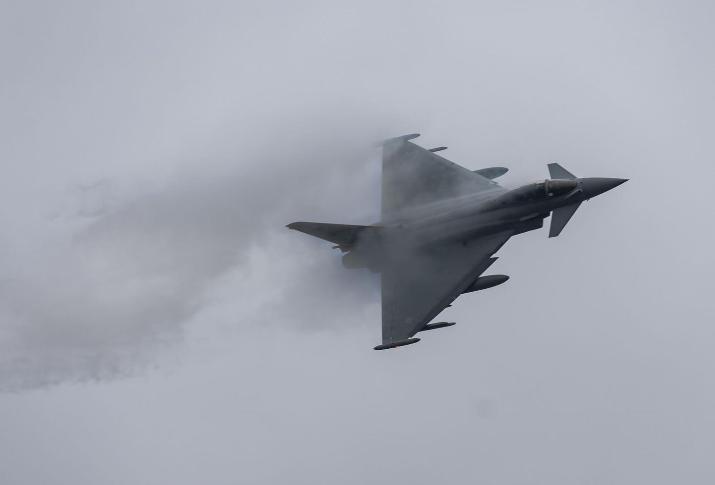 Briti kuningliku õhuväe hävitajad Eurofighter Typhoon teevad teisipäevast neljapäevani õppelende.