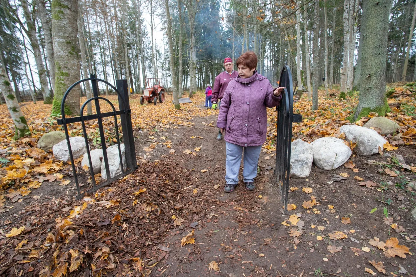 Talgupäeval tegutses suurem osa kooliperest, vägesid juhatas Heimtali kooli õppejuht Urve Mukk.