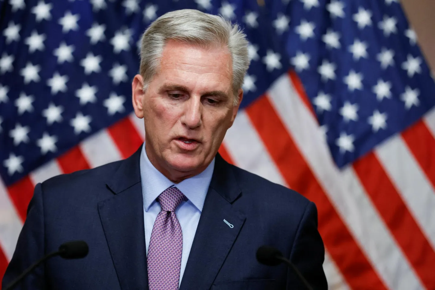 Tagandatud esindajatekoja spiiker, vabariiklane Kevin McCarthy.