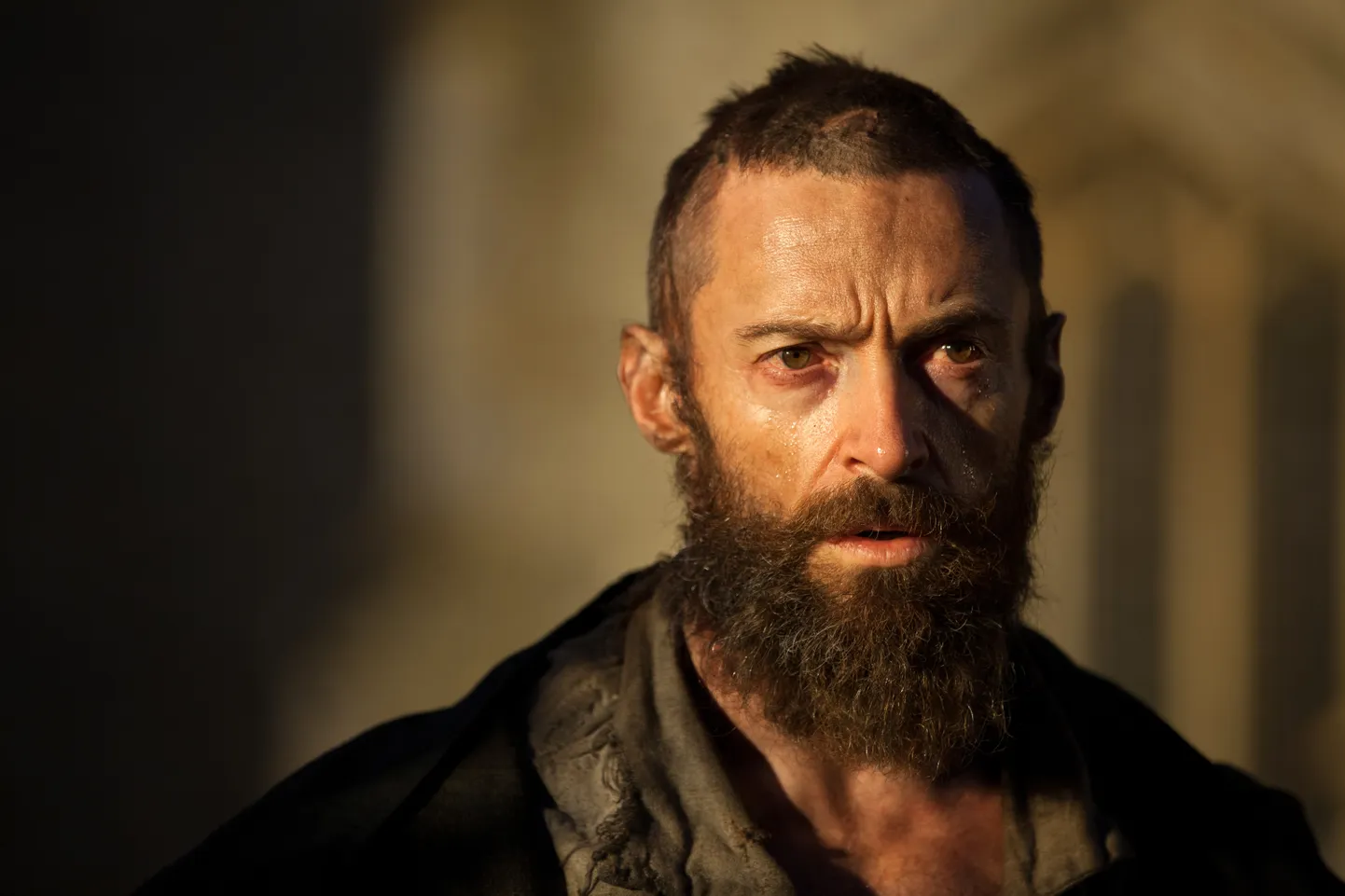 Hugh Jackman filmis "Les Miserables."