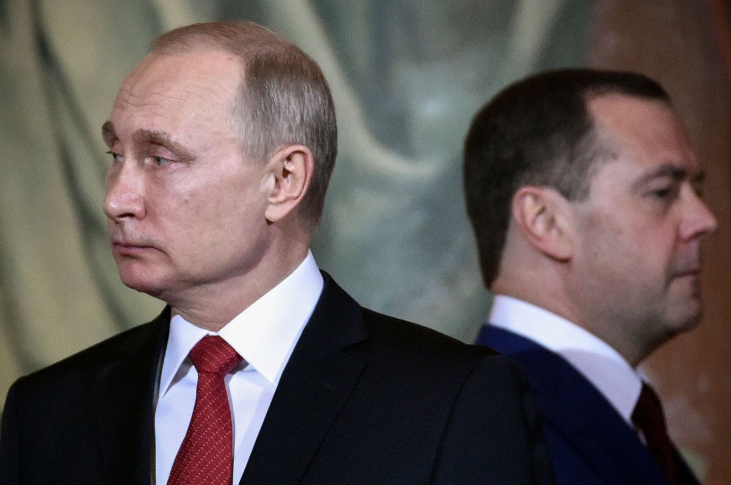 President Vladimir Putin ja peaminister Dmitri Medvedev.