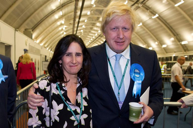Londoni linnapea Boris Johnson ja ta naine Marina Wheeler mais 2015