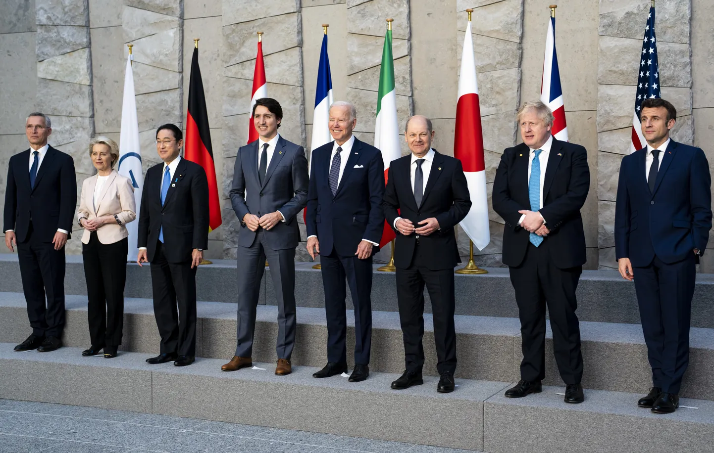 Участники саммита G7 в Брюсселе