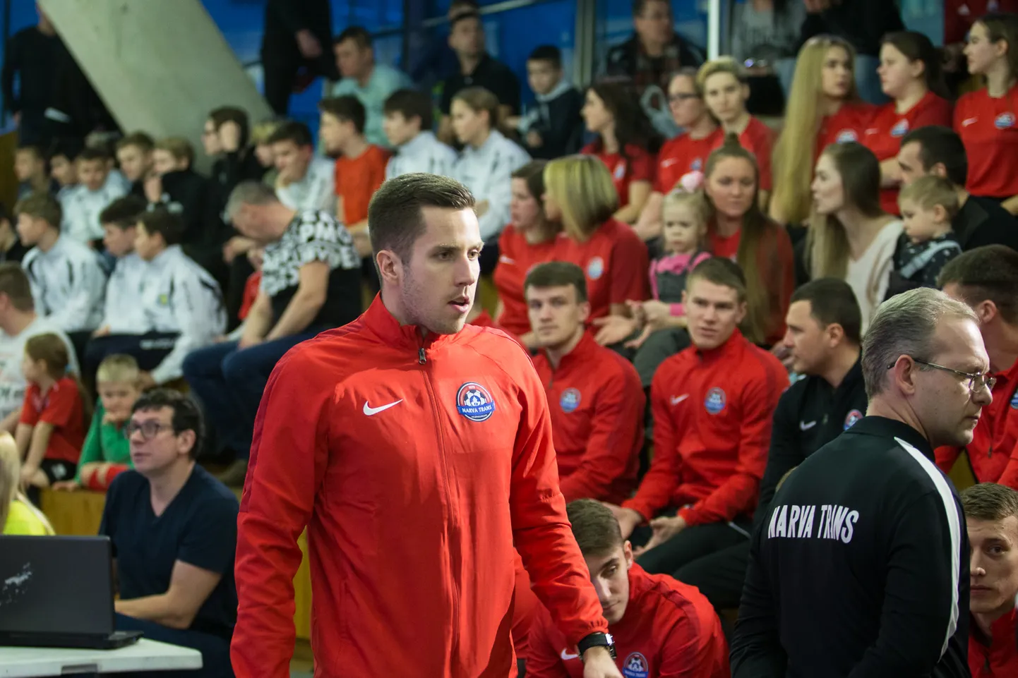 Marko Meerits Narva Transi esitlusel eelmisel nädalal Narva kolledžis.