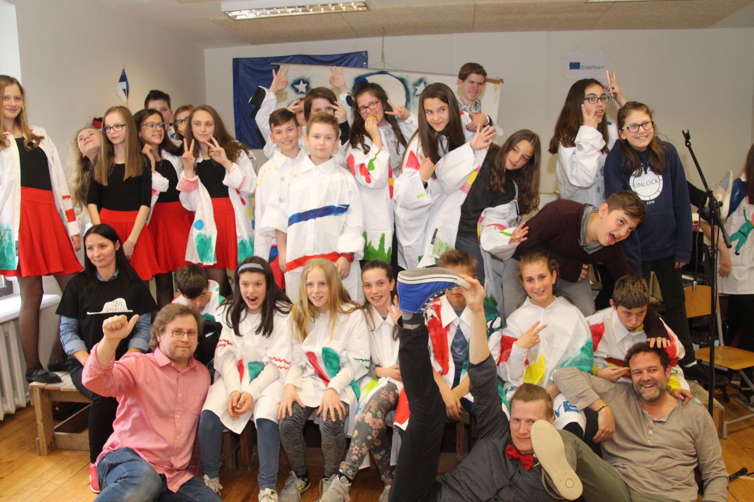 Tartusse Raatuse kooli tulid nädalaks välisõpilased Slovakkiast, Itaaliast, Hispaaniast ja Poolast.