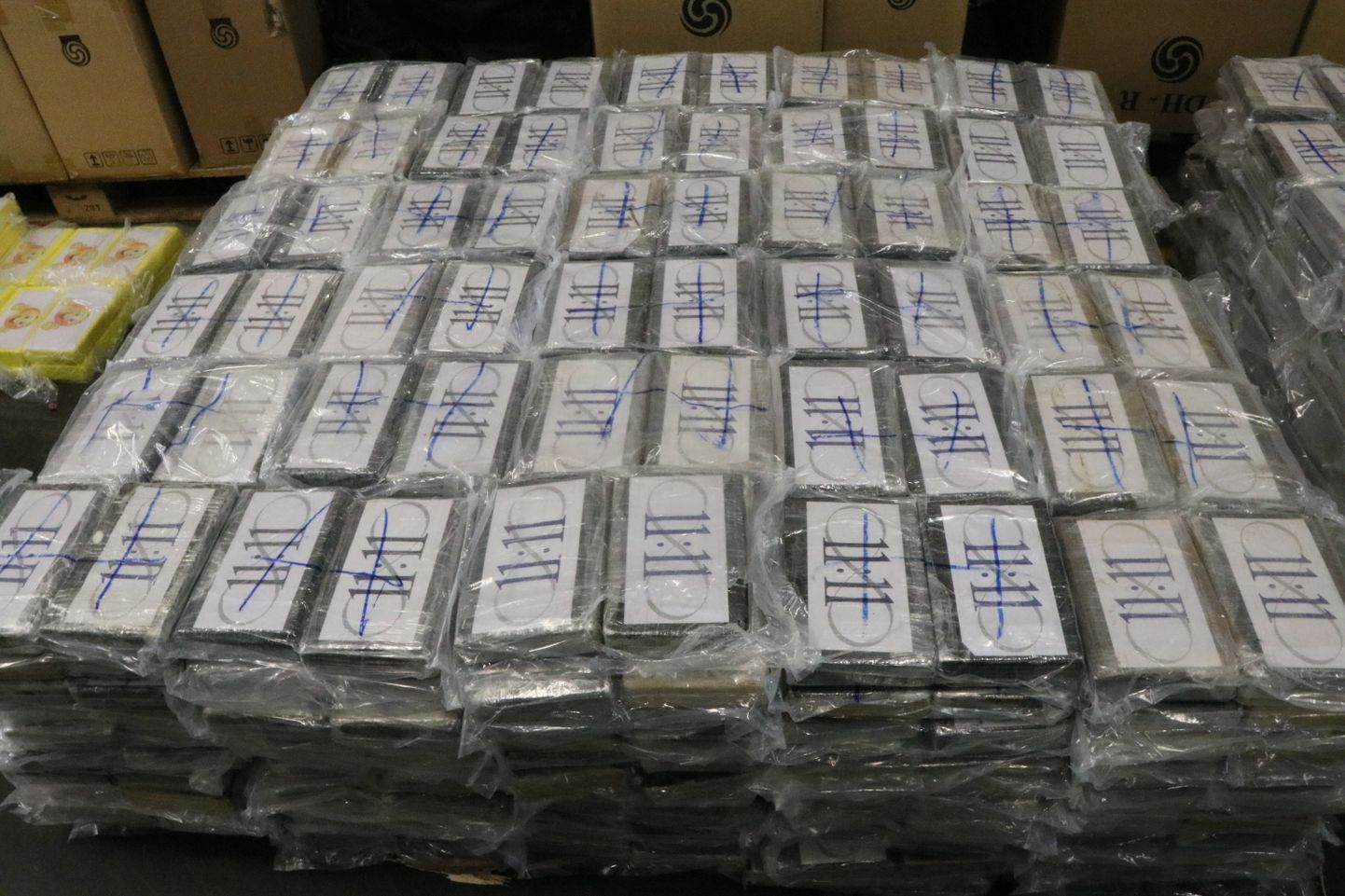 Euroopas konfiskeeritud Lõuna-Ameerikast pärit kokaiinilast. Foto on illustratiivne.