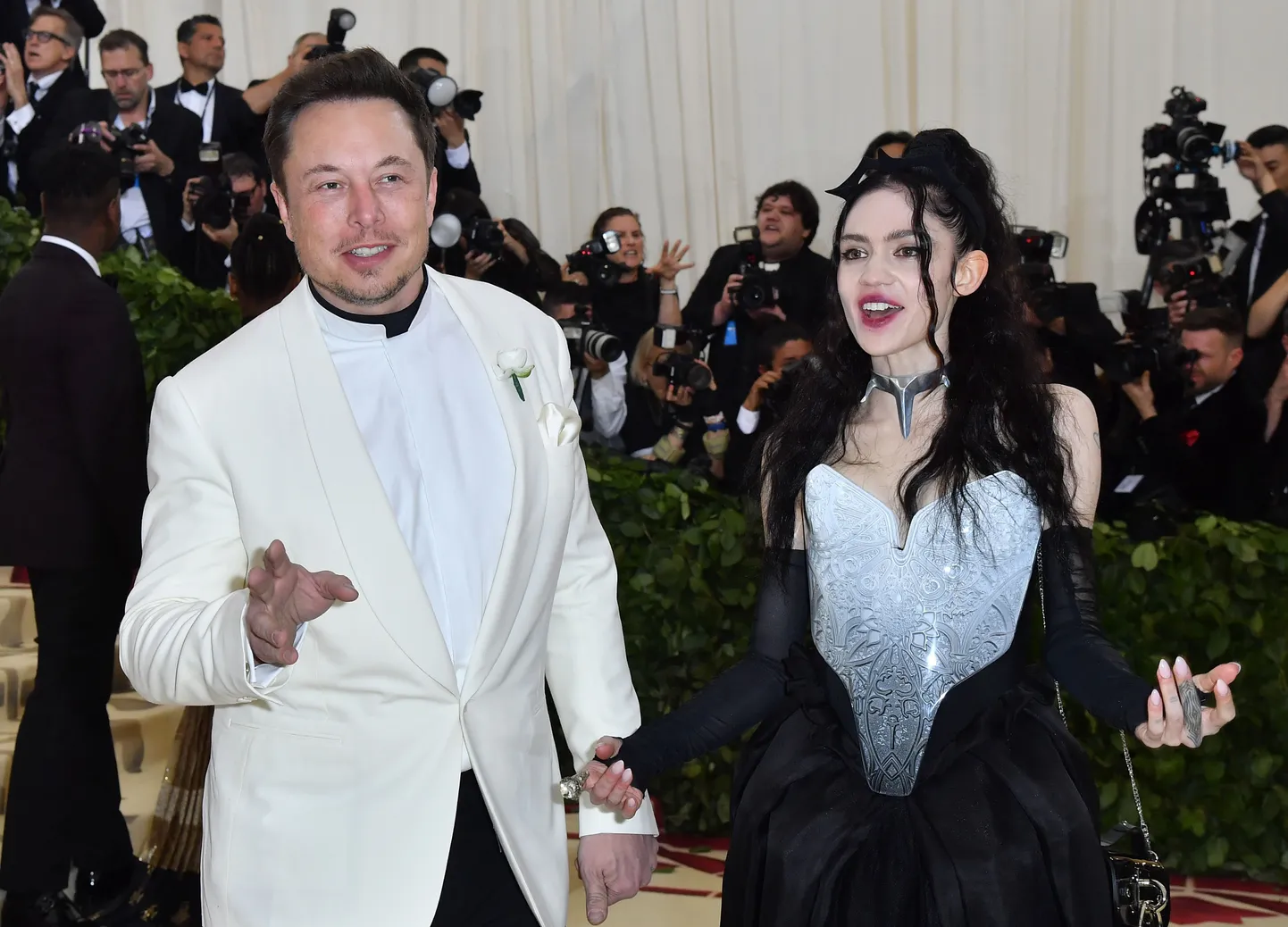 Elon Musk ja Grimes 2018. aastal.
