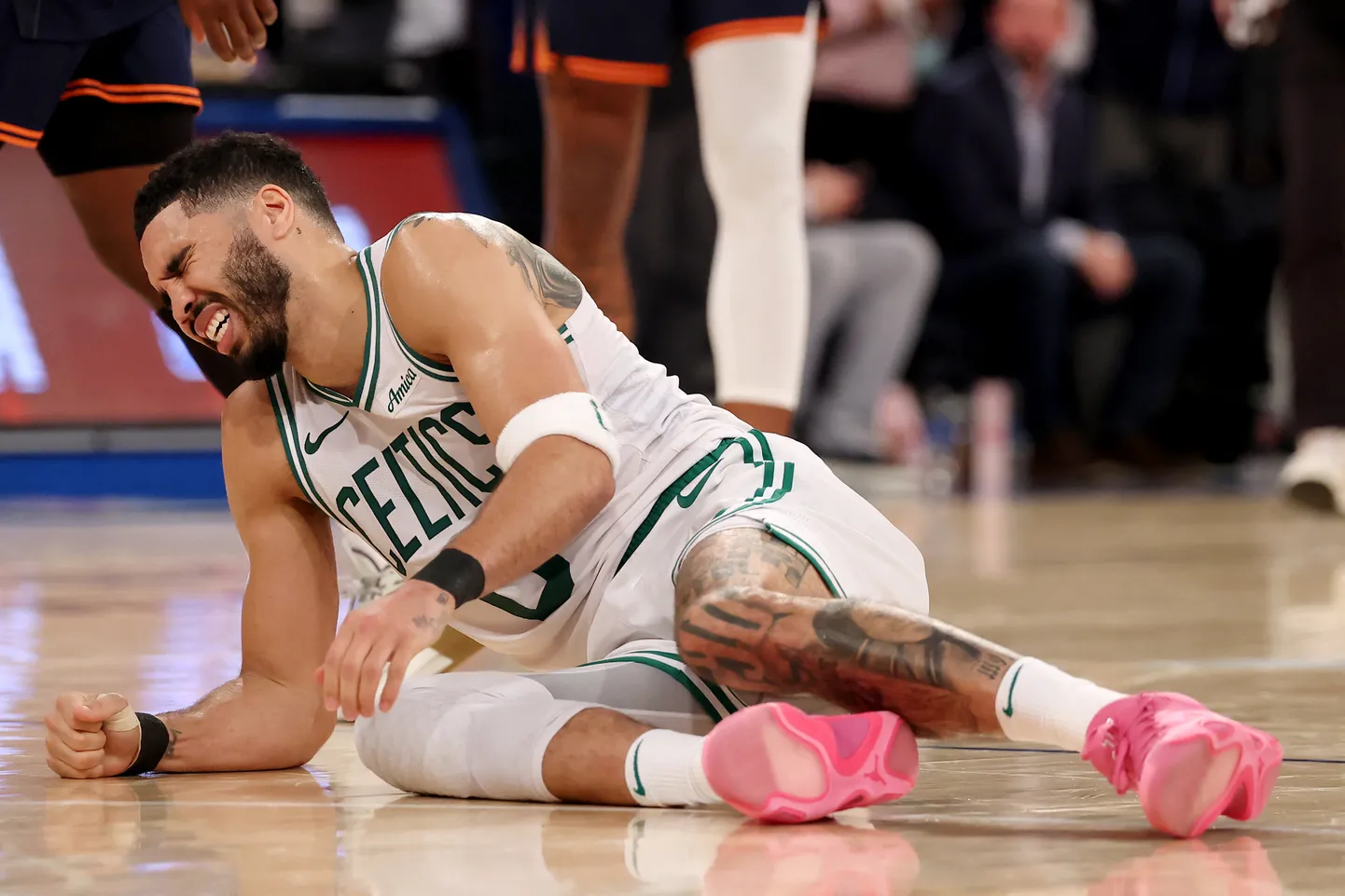 Boston Celticsi tähtmängija Jayson Tatum.