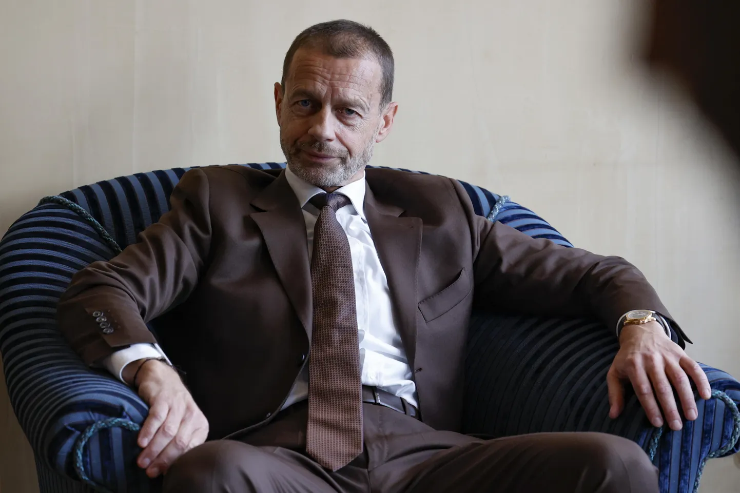 UEFA prezidents Aleksandrs Čeferins
