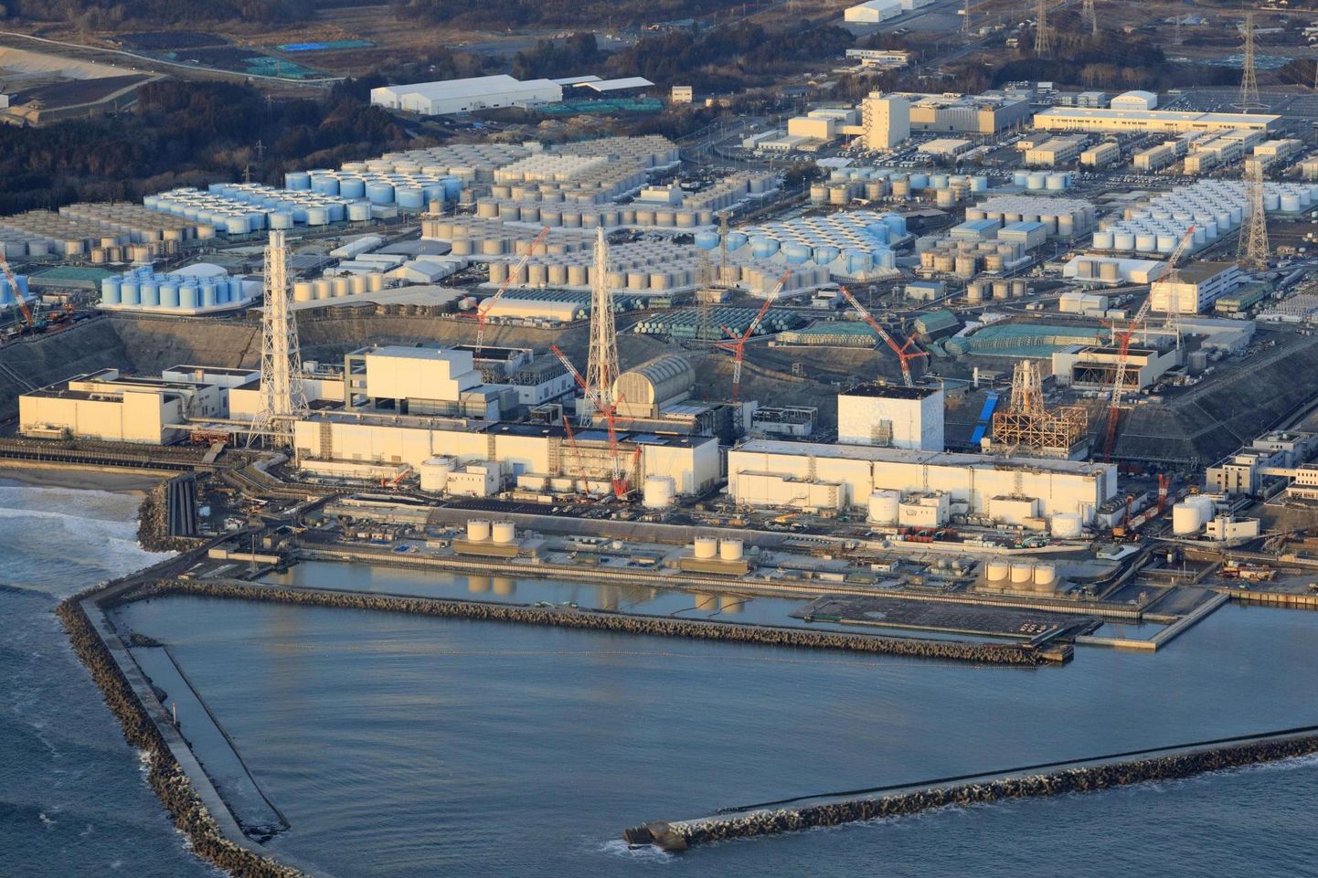 Fukushima Daiichi tuumajaam 14.02.2021, päev pärast järjekordset tugevat maavärinat.
