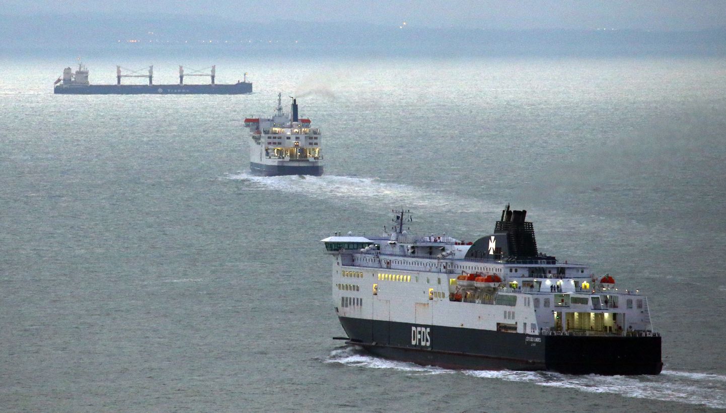 Suurbritanniast Doveri sadamast väljuvad parvlaevad