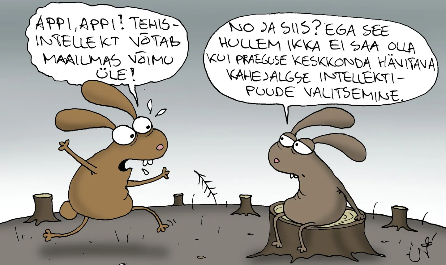 Urmas Nemvalts joonistab.