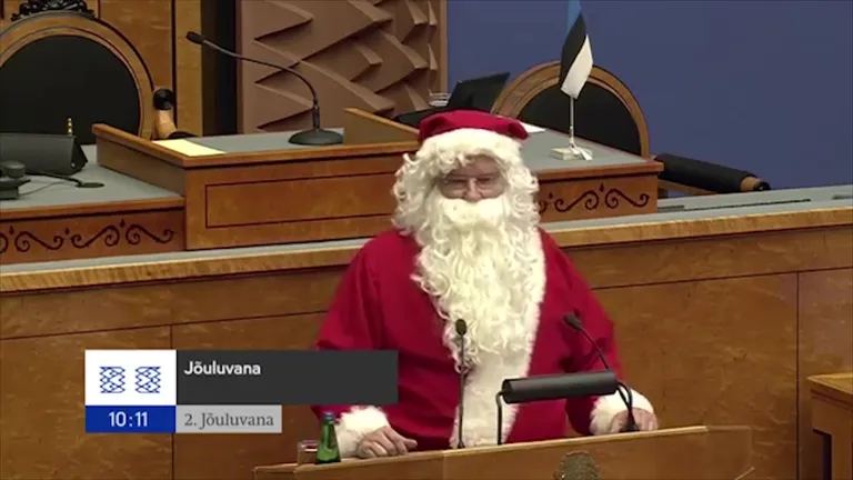 Jõuluvana kõne riigikogus