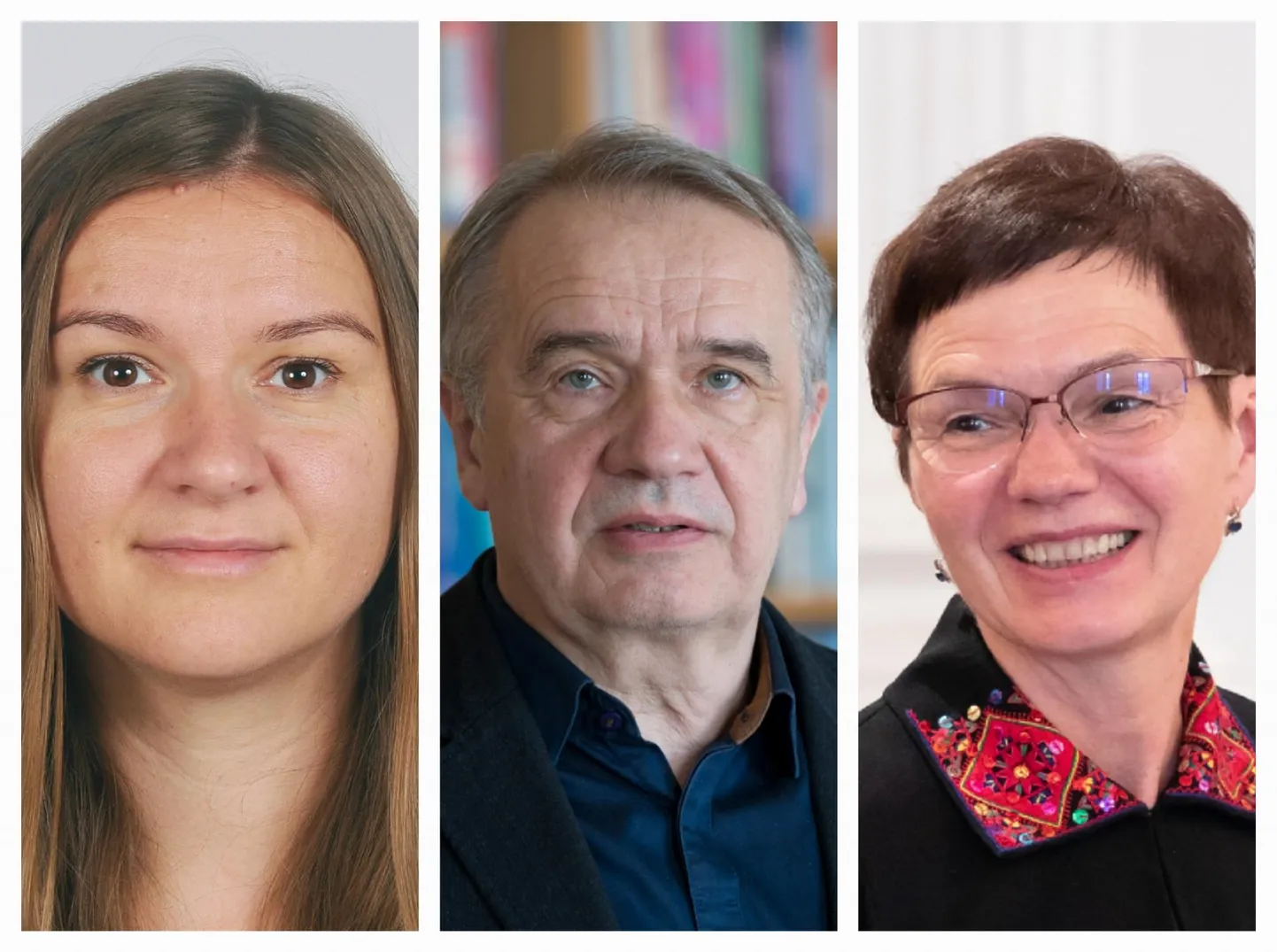 Tartu ülikooli juhtimise õppetooli nooremteadur-doktorant Kristel Pinn, emeriitprofessor Kulno Türk ja professor Maaja Vadi.
