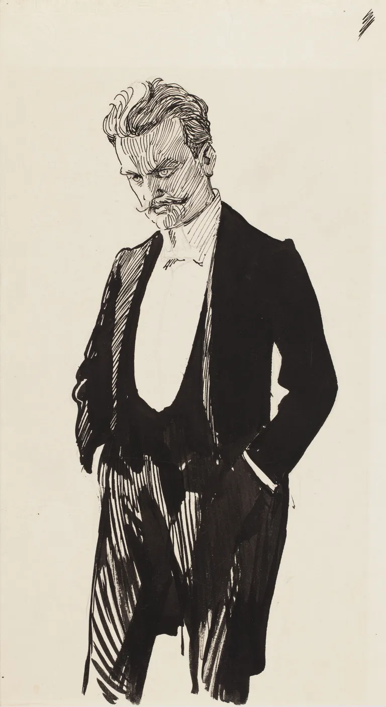Albert Edelfelt «Helilooja Jean Sibelius» (dateerimata)