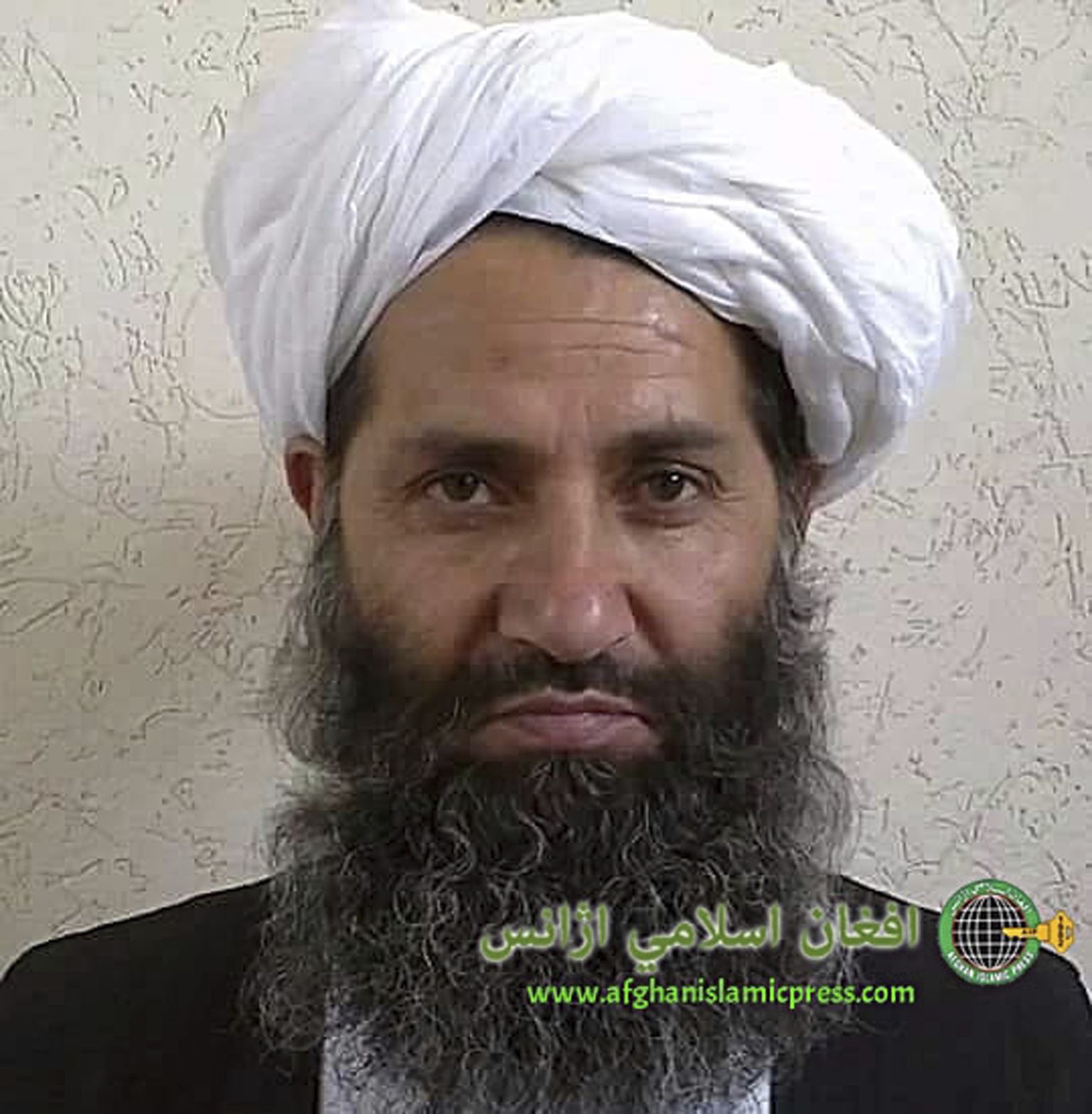 Talibani juht Mawlawi Hibatullah Akhundzada fotol, mille Afghan Islamic Press avaldas 2016
