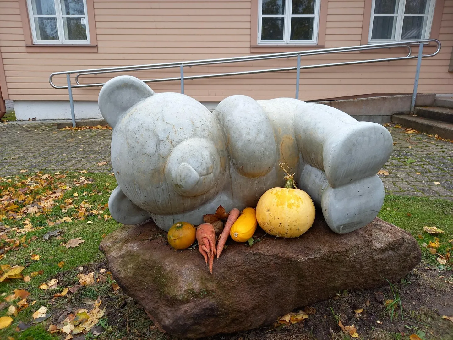 Nõuni karu koos sügisandidega