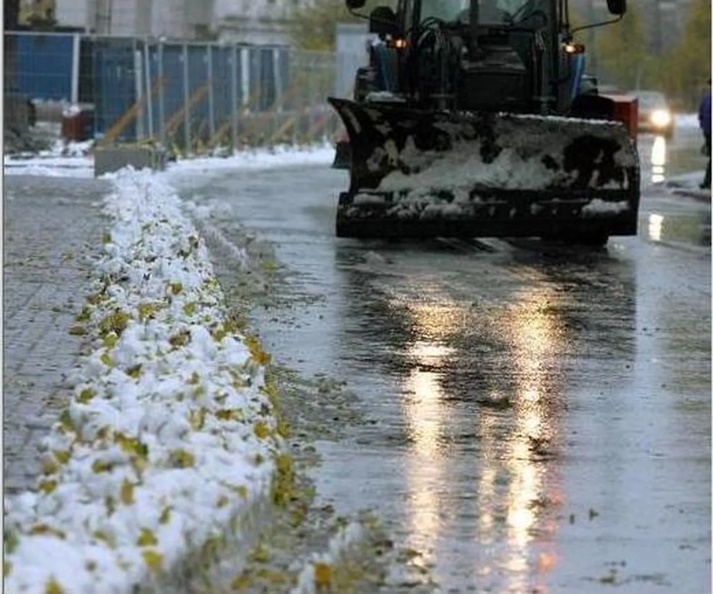 Tallinna tänavad võivad libedaks muutuda.