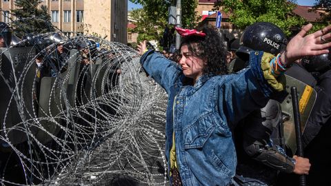Armeenia tänavatel puhkes sametrevolutsioon