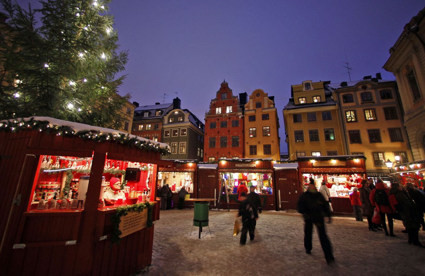 Jõuluturg Stockholmis Gamla Stanis.