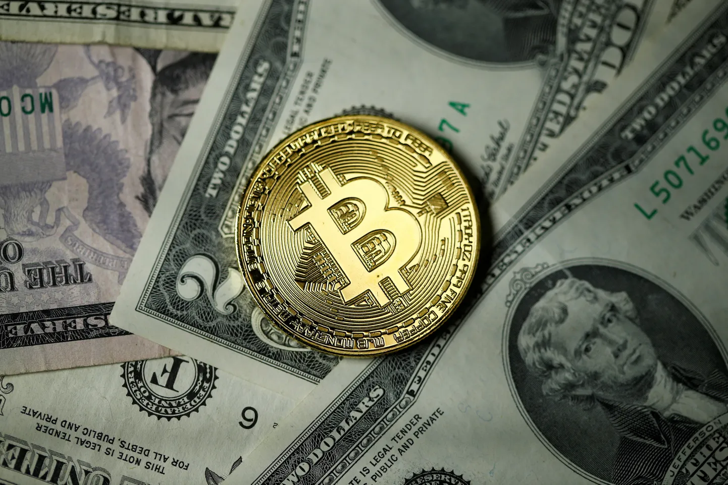 Bitcoin'i illustratsioon.