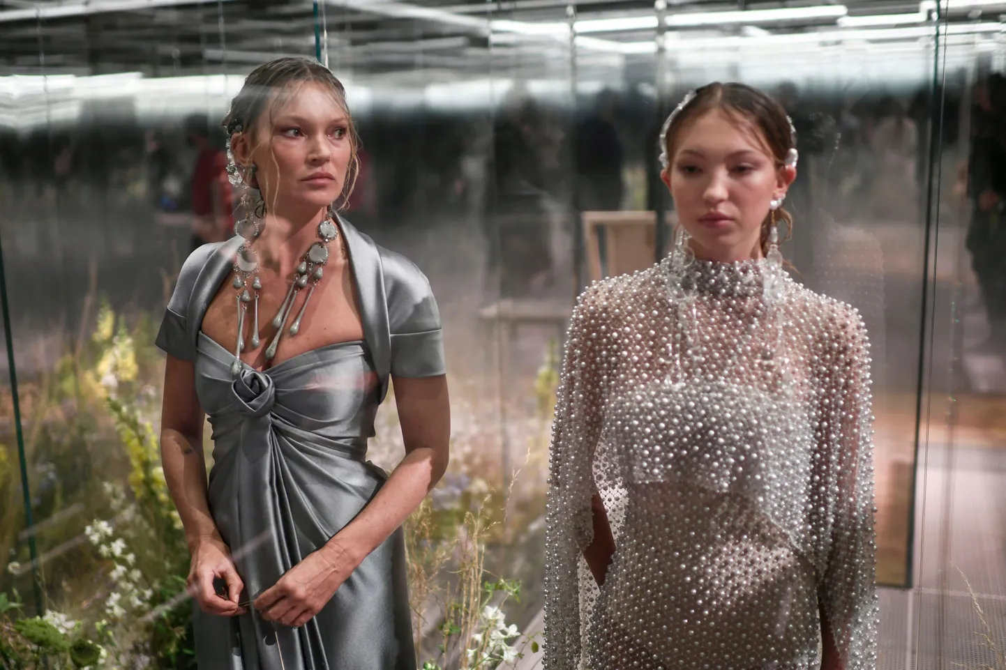 Briti supermodell Kate Moss koos oma tütre Lila Grace Mossiga.