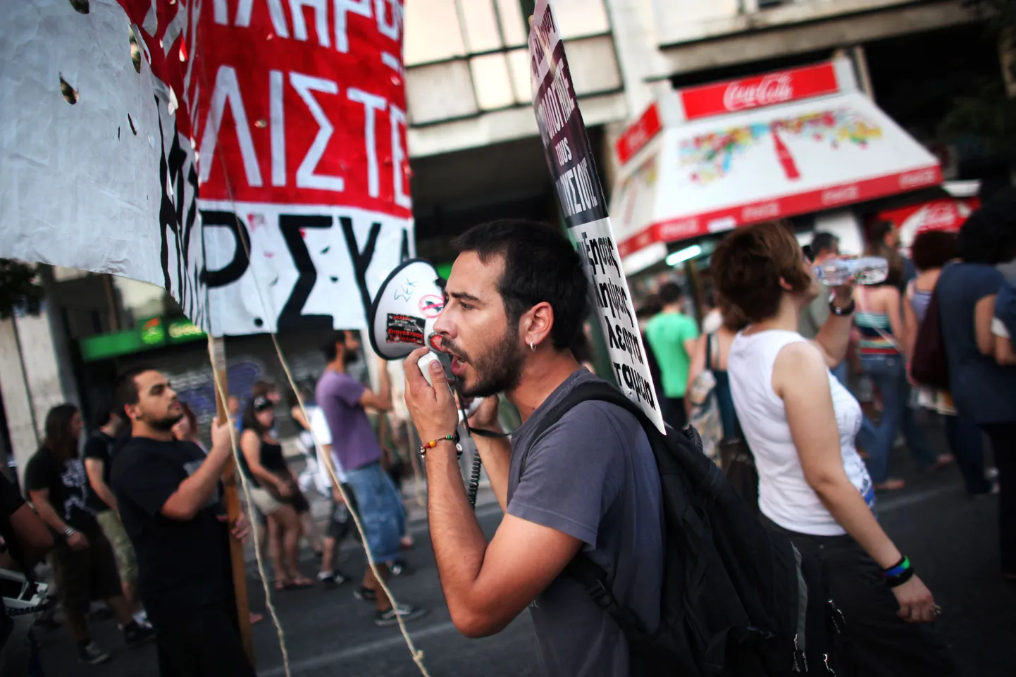 Kreeklased protestivad taas