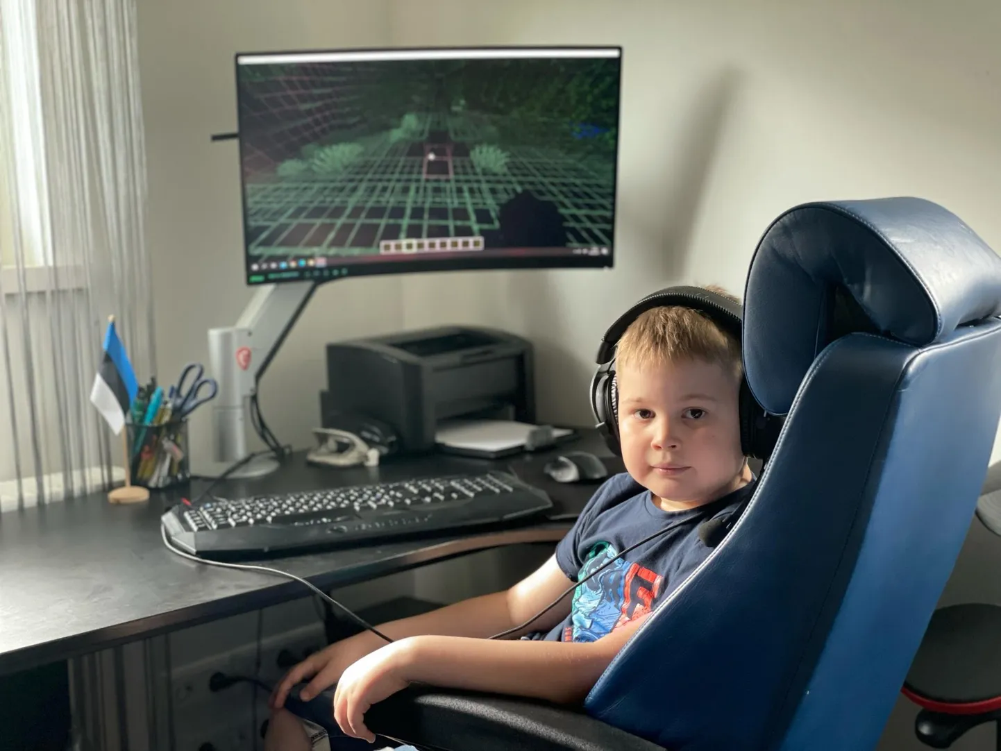Romet Jõesma tahab järgmisena ehitada Minecraftis maa-aluse labori.