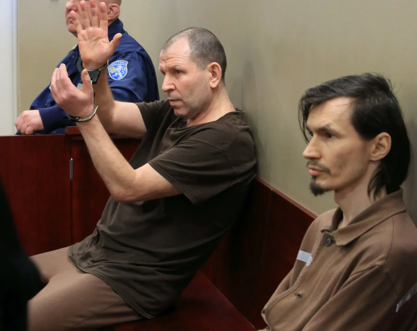 Николай Лиличкин и Юрий Устименко в Тартуском уездном суде.