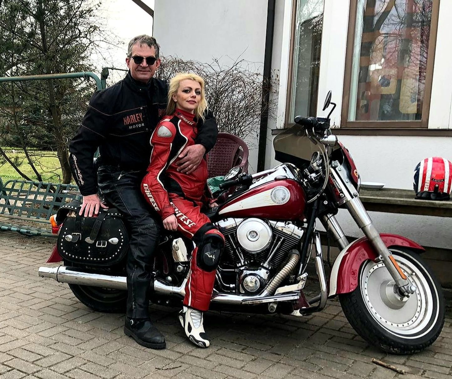 Kristiānas Balčus un Alda Sāmīša kopīgais vaļasprieks ir motocikli.