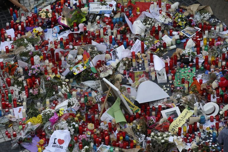Barcelona terrorirünnakus hukkunute mälestamine